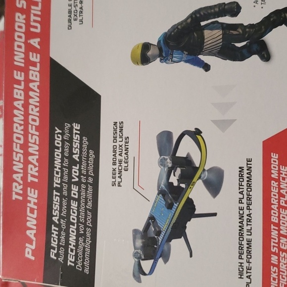 Air Hogs 2in1 Extreme Air Transformable RC Stunt Board to Paraglider new - Picture 5 of 10